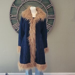 Tyler McGillivary Brandy Dark  Denim Sherpa Lined Penny Lane